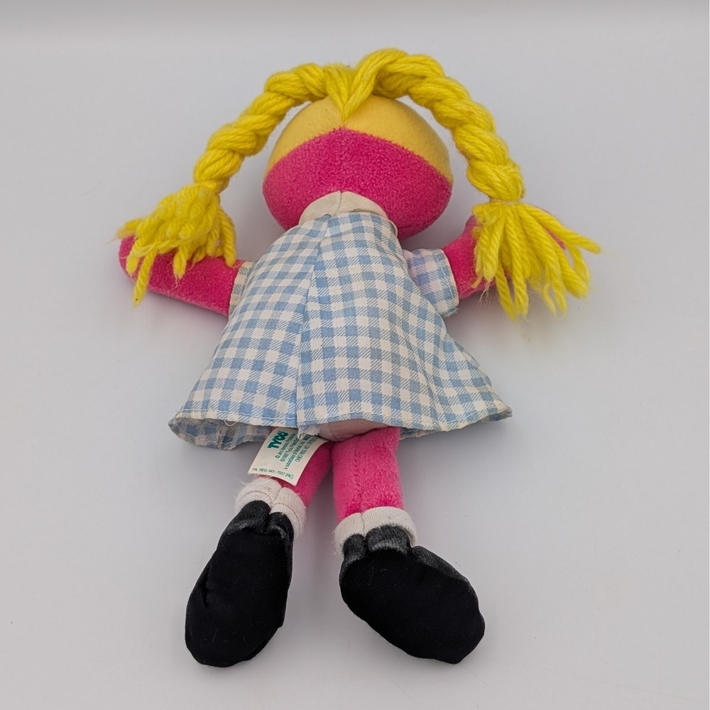 Vintage Sesame Street Betty Lou Plush Tyco 1997 Jim Henson Pink Muppet Doll Toy - Picture 2 of 5